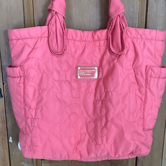 Marc by Marc Jacobs peach nylon quilted workwear tote bag - Picture 3 of 9
